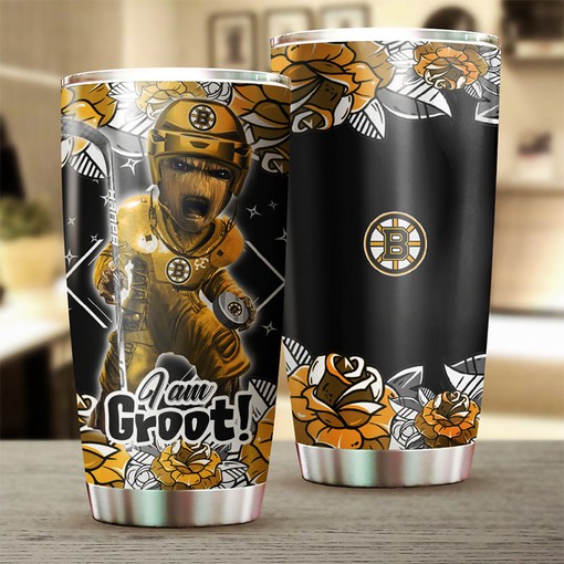 Groot Design Boston Bruins NHL Tumbler - Personalized Gift for Fans - Image 2