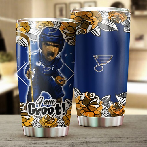 Groot Design St. Louis Blues NHL Tumbler - Perfect for Fans - Image 2