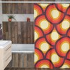 Groovy 60's 70's Hippie Shower Curtain, Retro Bathroom Decor with a Boho Touch