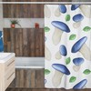 Groovy Mushroom Home Decor Shower Curtain - 60's 70's Hippie Bathroom Accessory