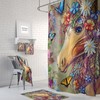 Gypsy Boho Horse Shower Curtain Set with Optional Bath, Towels and Mat
