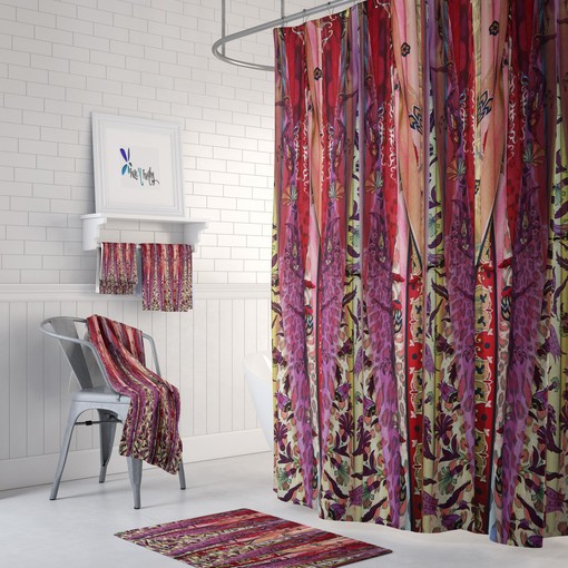 Gypsy Spirit Boho Chic Shower Curtain Set with Stylish Design Options for Chic Bathroom Decor