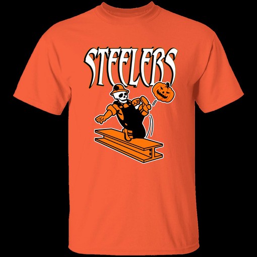 HALLOWEEN Retro Pittsburgh Steelers NFL T-Shirt Sweatshirt Hoodie Gifts for Fans
