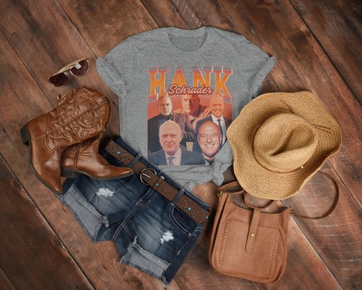 HANK Schrader Vintage Retro Tshirt,  Agent Albuquerque DEA Shirt, Breaking Bad Fan Tshirt, Classic Series Tribute - Image 3