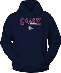 Half Heart Sunflower Basketball Things Gifts for Fans - Vintage Style Bulldogs Shirt for Gonzaga University Supporters
