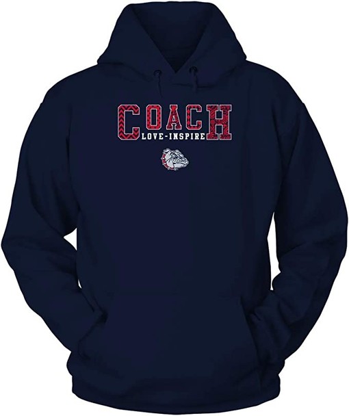 Half Heart Sunflower Basketball Things Gifts for Fans - Vintage Style Bulldogs Shirt for Gonzaga University Supporters