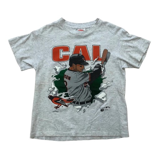 Hall of Famer Apparel: Cal Ripken Jr. Vintage Baltimore Orioles T-Shirt with Player Name and Number