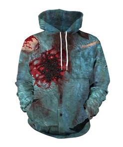 Halloween Blood Shoot Print All Over Print 3D Hoodie with Intense Halloween Design