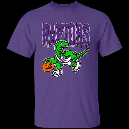 Halloween Retro NBA Fan T-Shirt Sweatshirt Hoodie for Toronto Raptors Fans - Image 4