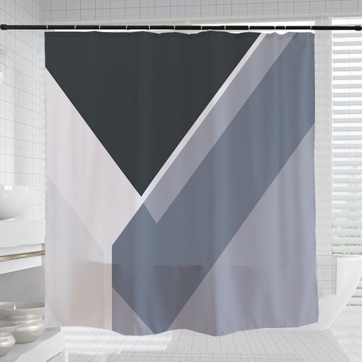 Hand Drawing Art Shower Curtain | Customizable | Waterproof Washable Curtain + Hooks | Home Decor + Quotes