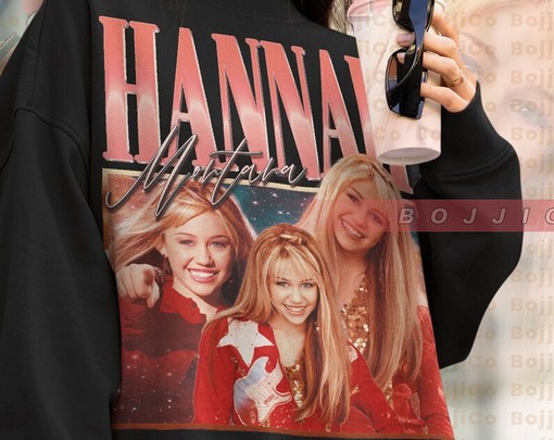 Hannah Montana American Sitcom Sweatshirt, Vintage Sweater, Hip Hop Rap Shirt, Funny Movie Shirts for Men - Image 4