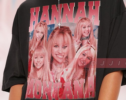 Hannah Montana Homage Shirt, Vintage Retro Tshirt, Fan Tees, Classic Movie T Shirts, Merch Gift - Image 2