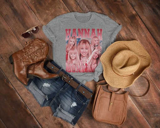 Hannah Montana Homage Shirt, Vintage Retro Tshirt, Fan Tees, Classic Movie T Shirts, Merch Gift - Image 3