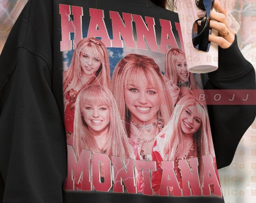 Hannah Montana Homage Sweatshirt, Retro 90s Sweater, Fan, Vintage Sweater, Merch Gift, Funny Movie Shirts for Kids - Image 4