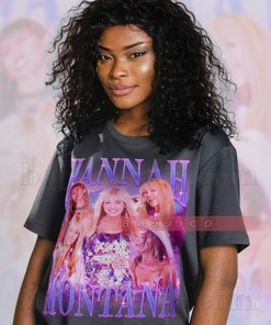 Hannah Montana Homage Tshirt, Retro 90s Sweater, Vintage Tshirt, Fan Tees, Classic Movie T Shirts