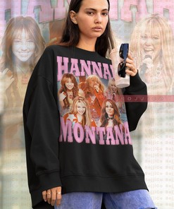 Hannah Montana Retro 90s Sweater, Homage Sweatshirt, Fan, Vintage Sweater, Merch Gift, Funny Movie Shirts