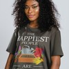 Happiest Gardener Unisex T-Shirt, Gardening Gift, Garden Pun Shirts, Funny Gardening Tee, Garden Birthday