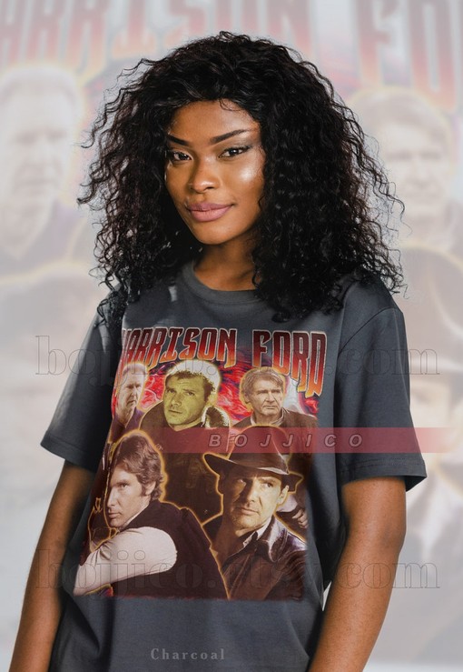 Harrison Ford Merch Gift, Retro 90s Sweater, Indy Jones Tee, Han Solo Homage Shirt