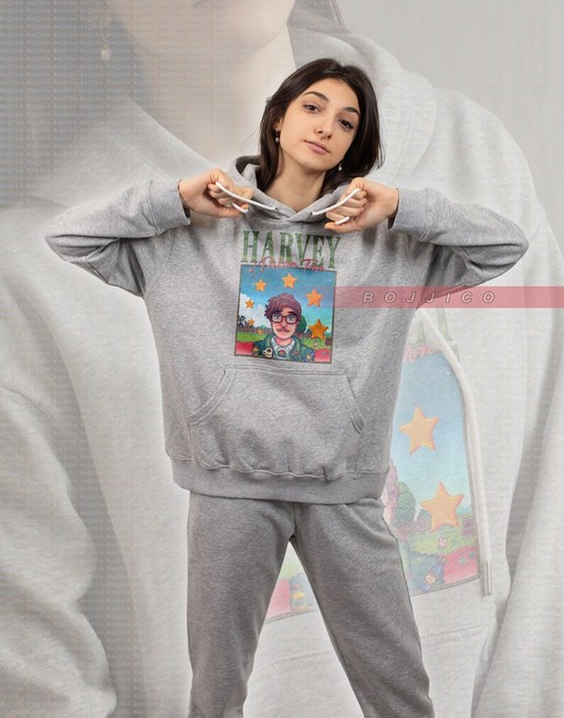 Harvey Sweatshirt - STARDW VALLY Fan Gift Featuring Food Spirit, Leah & Harvey Characters - Image 2