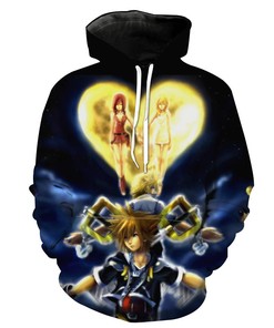 Heartless And Keyblade Kingdom Hearts All Over Print 3D Hoodie