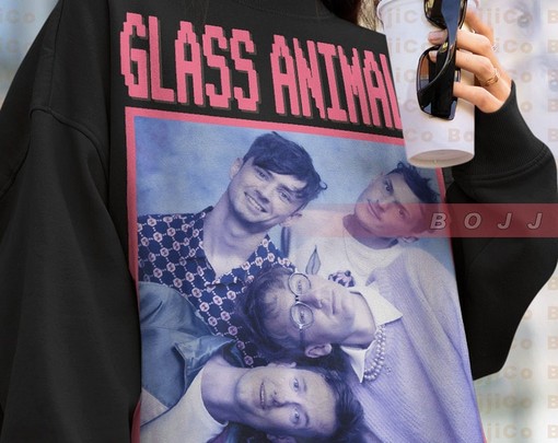 Heat Waves Sweater: Glass Animals Viral Album with 90s Retro Style Sweatshirt - Image 4