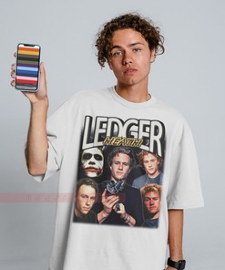 Heath Ledger Unisex Vintage Shirt, The Joker Homage Tee, Merch Gift for Movie Fans