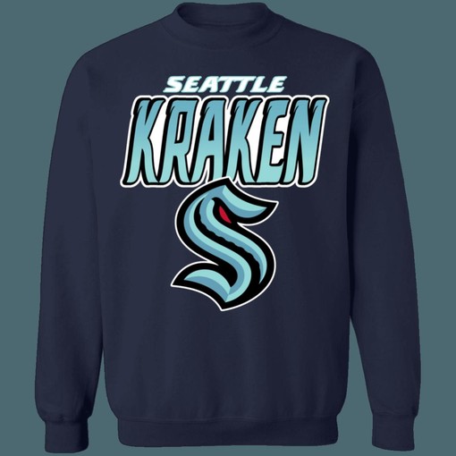 Heavyweight Seattle Kraken Retro NHL Sweatshirt Hoodie TShirt for Hockey Fans