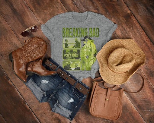 Heisenberg Vintage Homage Retro Tshirt, Breaking Bad Shirt, Walter White Fan, Breaakingg Bad Tribute Tee - Image 3