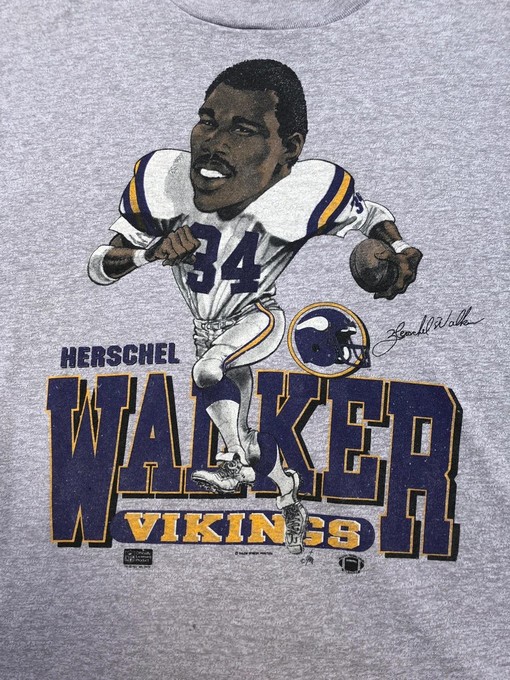 Herschel Walker Minnesota Vikings Vintage Style Sweatshirt T-shirt - Ideal Gift for Fans - Sport Shirts Unisex - Image 2
