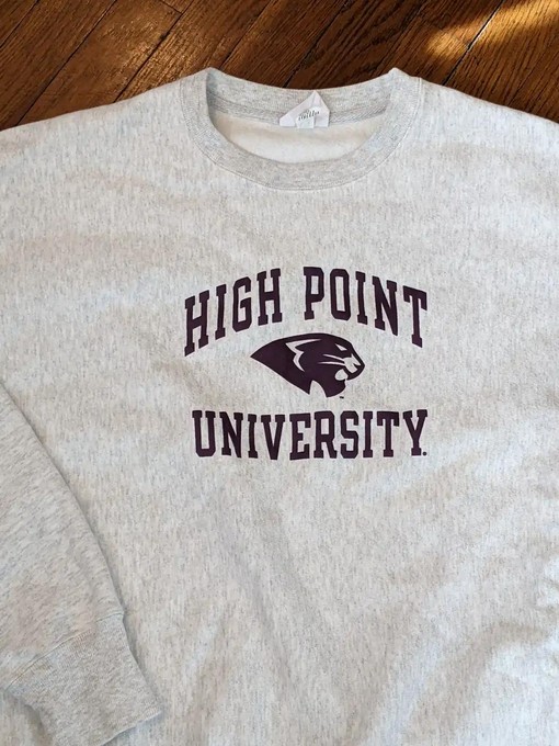 High Point University Champion Reverse Weave Ncaa T-Shirt Sweatshirt for Sports Fans