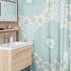 Hippie Inspired Retro Flower Shower Curtain, Vintage Bathroom Accessory with a Boho Touch