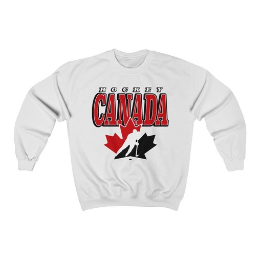 Hockey Canada Vintage Hockey Crewneck Sweatshirt - Retro Style Fan Gear - Image 2