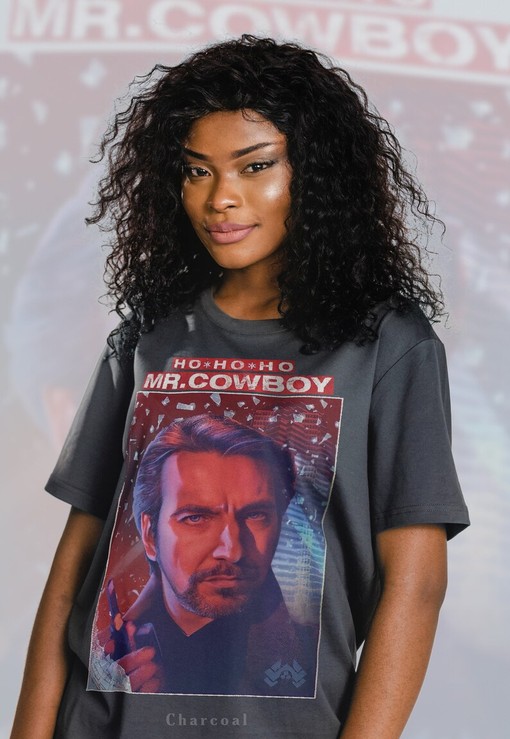 Hohoho Mr Cowboy Hans Gruber Shirt, Die Hard Shirt, Nakatomi Plaza, John McClane Funny movie shirts