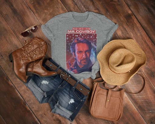 Hohoho Mr Cowboy Hans Gruber Shirt, Die Hard Shirt, Nakatomi Plaza, John McClane Funny movie shirts - Image 3