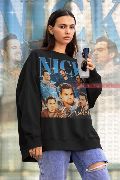 Homage Sweatshirt to Nick Miller, Vintage Miller Tee, Retro 90s Shirt
