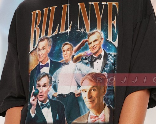 Homage Vintage Movie Shirt of William Sanford Nye, Bill Nye Retro 90s Sweater for Movie Fans - Image 2