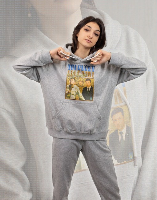 Homage Volodymyr Zelensky Sweatshirt, Fan Sweater for Ukraine President - Image 2