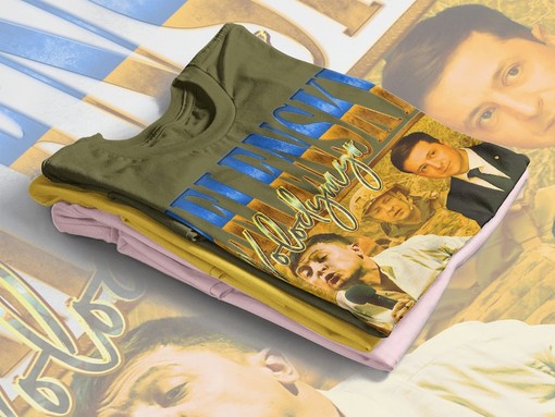 Homage Volodymyr Zelensky Tee, Ukraine President Fan Art Design - Image 4