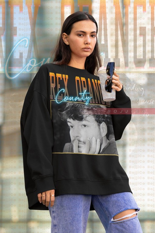 Homage to Rex Orange County Sweatshirt - Minimalist Fan Sweater