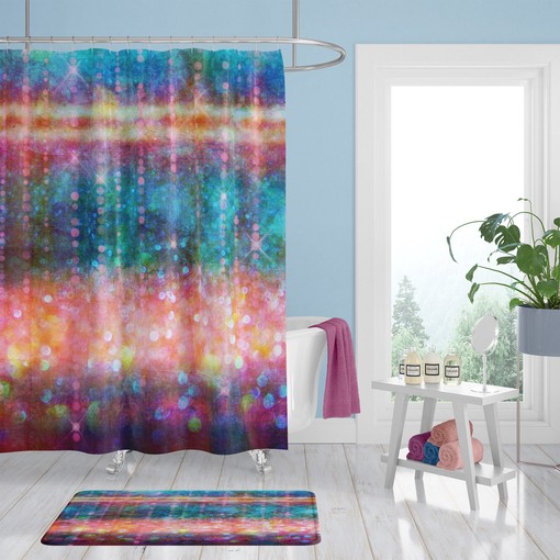 Home Decor Boho Shower Curtains with Bath Mat, Bath Towels, and Bathroom Sets - Image 2
