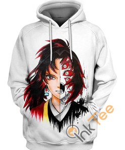 Honor the Slayers with Yoriichi Tsugikuni Kokushibo 3D Hoodie Design