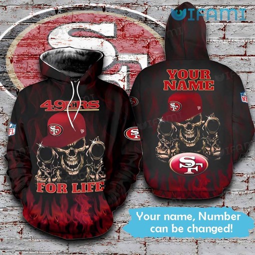 Hoodie 3D All-Over Print For Life Custom Name Gift with All Over Print Design