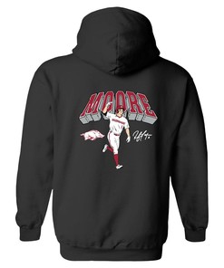 Hoodie Sweatshirt Shirt for NCAA Fans: Robert Moore Homerun Razorbacks