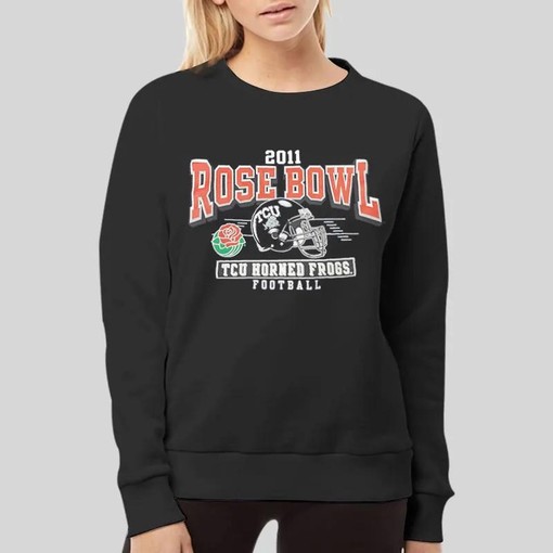 Horned Frogs Rose Bowl 2011 Vintage TCU Sweatshirt - NCAA Shirt for Fans, TCU Student Gifts Included