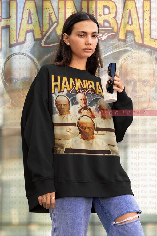Horror Movie Sweatshirt, Hannibal Lecter Silence of the Lambs Hoodie, Anthony Hopkins Tees, Red Dragon Shirt