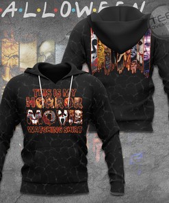 Horror Movies Halloween All Over Print 3D Hoodie - Creepy Style