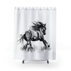 Horse Theme Vintage Bathroom Shower Curtain - Create an Elegant Look