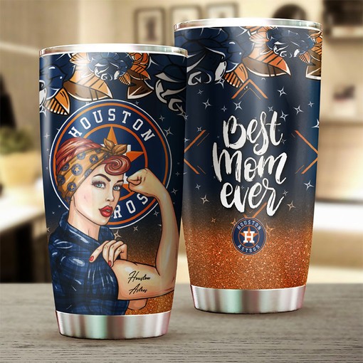Houston Astros Alluring MLB Tumbler with Custom Design and Logo for Strong Moms