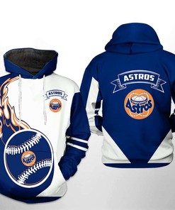 Houston Astros MLB Classic All Over Print 3D Hoodie - 3D Hoodies for Men