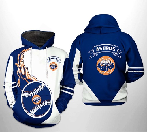 Houston Astros MLB Classic All Over Print 3D Hoodie - 3D Hoodies for Men